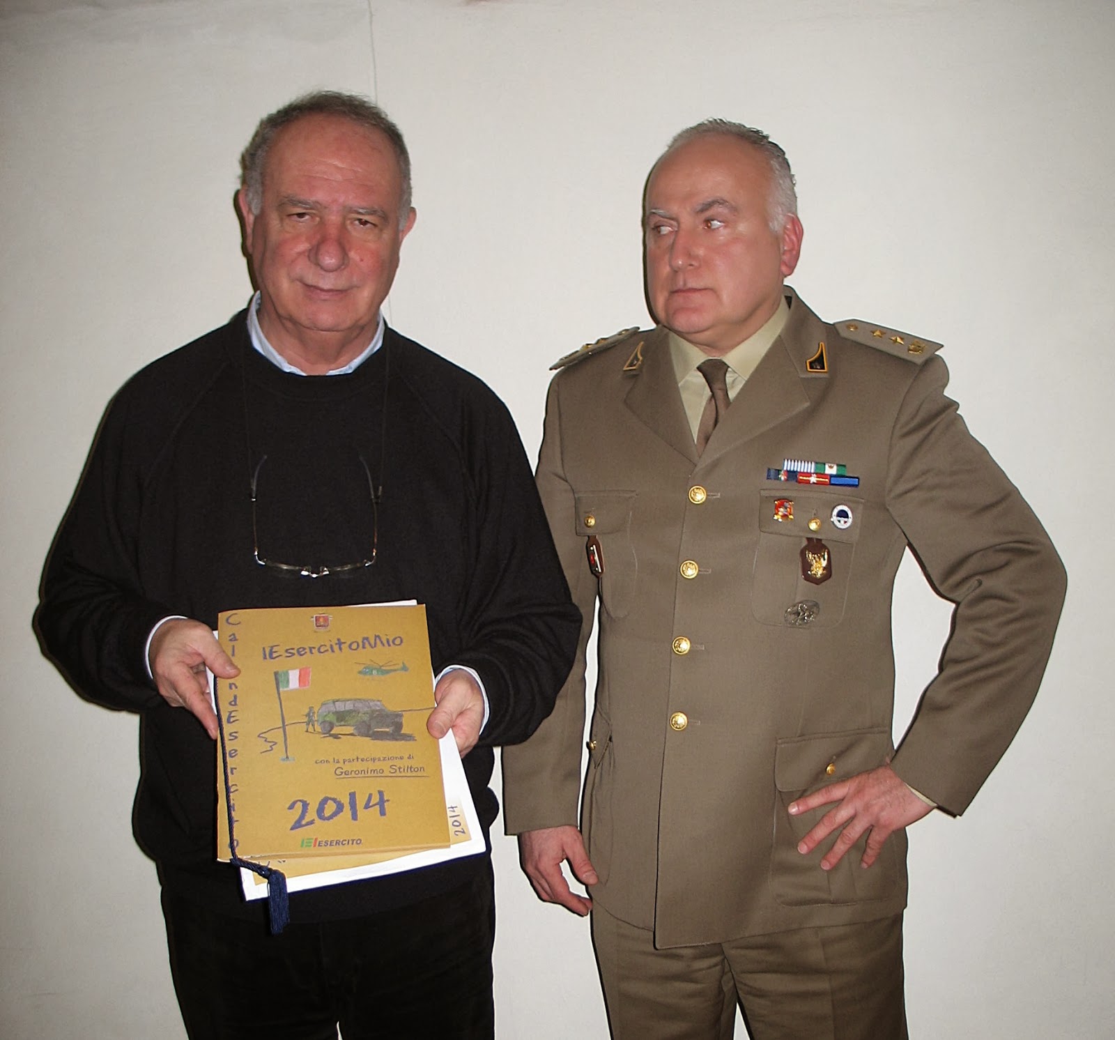 Cortesi incontra il Tenente Colonnello Renato Tampieri