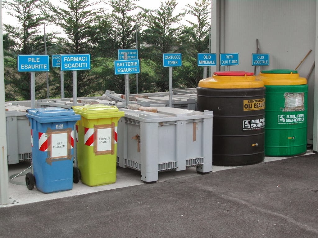 Più rifiuti pericolosi alle Stazioni Ecologiche