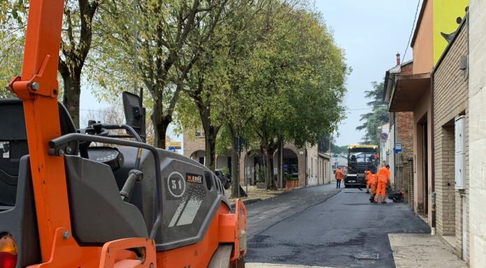 Cotignola: proseguono i lavori di manutenzione di strade e marciapiedi