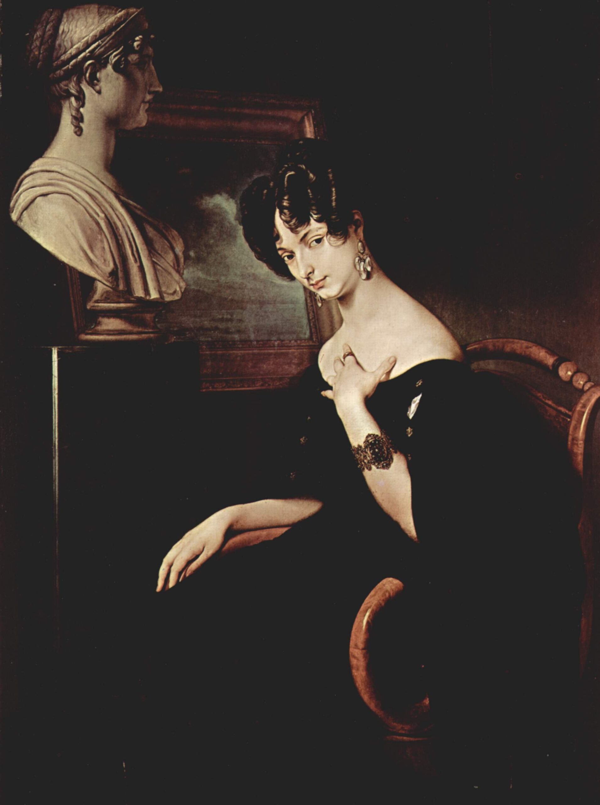 Cristina Trivulzio di Belgiojoso - ritratto di Francesco Hayez - Wikipedia