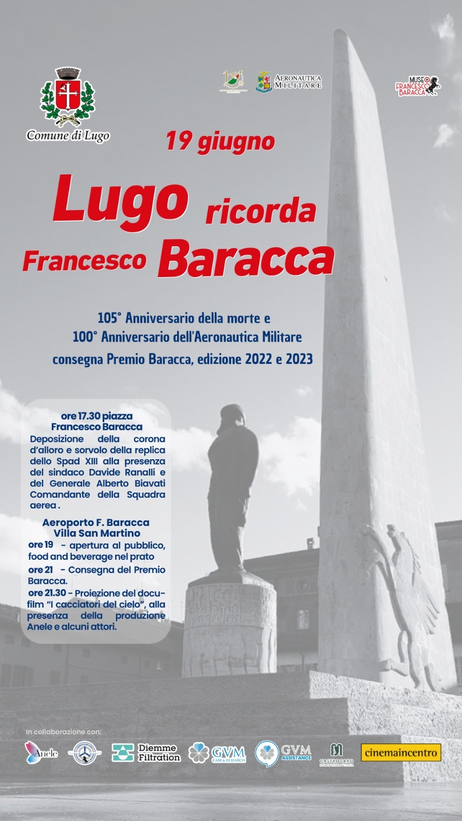 Lugo ricorda Baracca