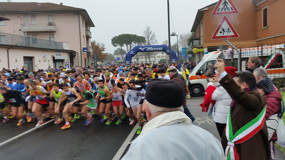 Maratonina di Voltana, partenza, 2015