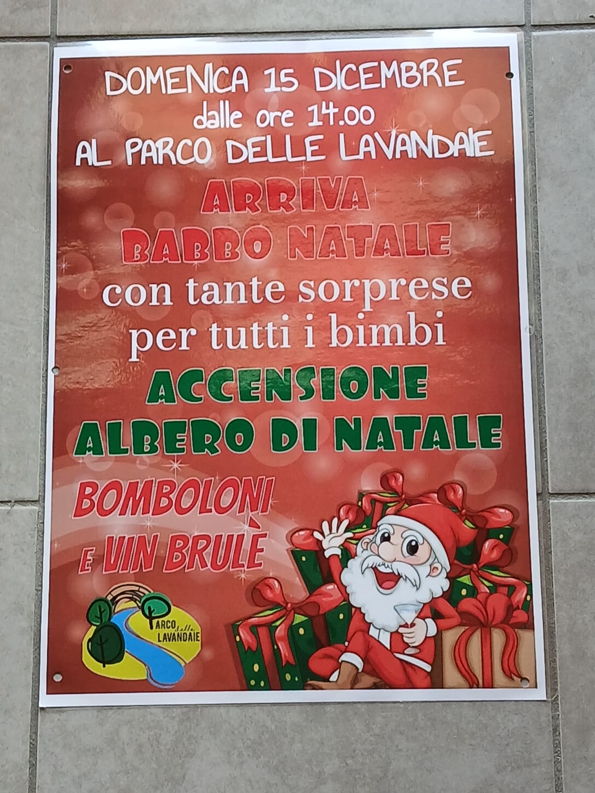 Natale albero lavandaie