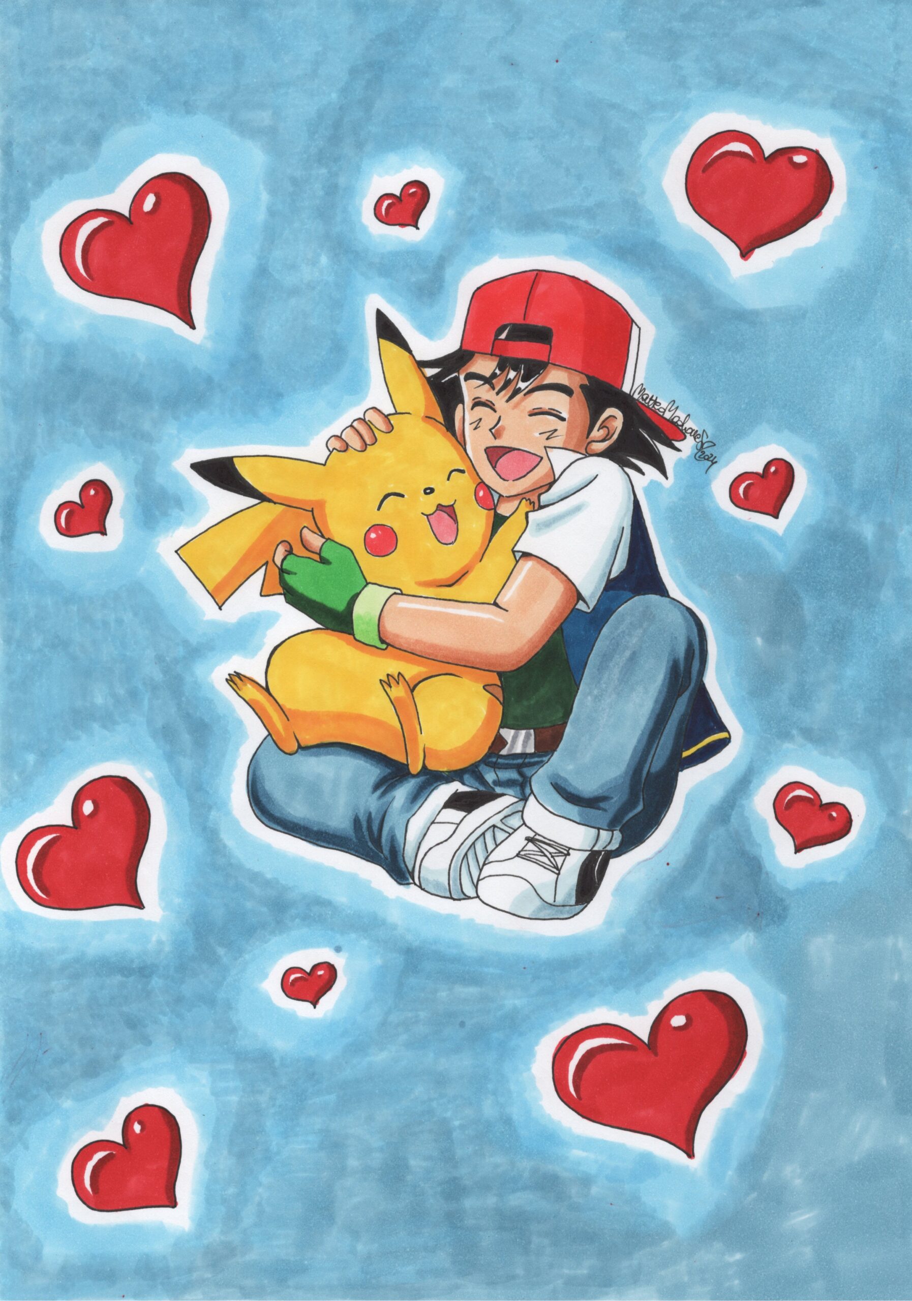Ash e Pikachu