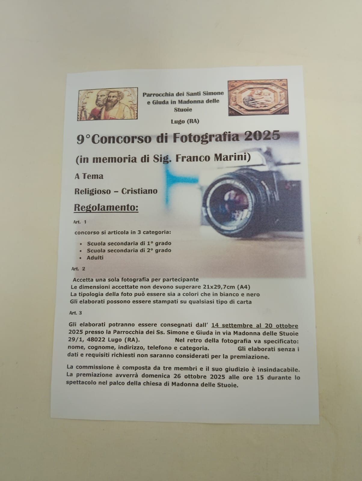 concorso di fotografia