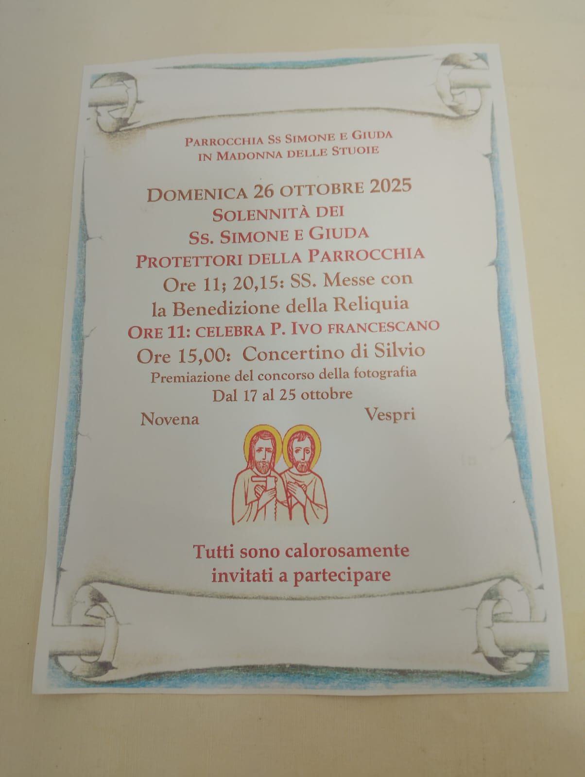 solennità Stuoie
