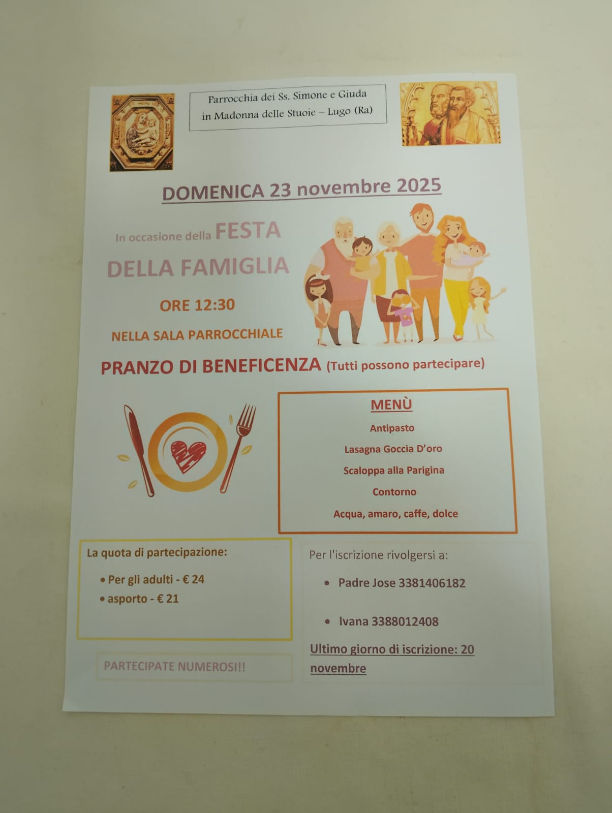 festa della famiglia Stuoie