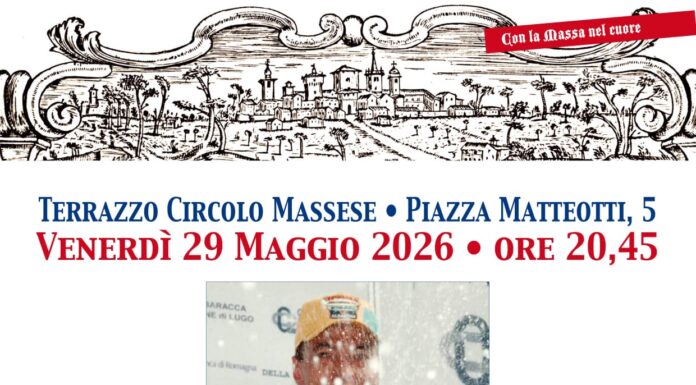 Roberto Conti al terrazzo del Circolo Massese